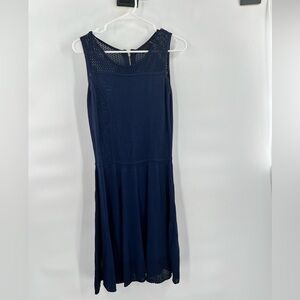 Cynthia Rowley blue knit dress size S
